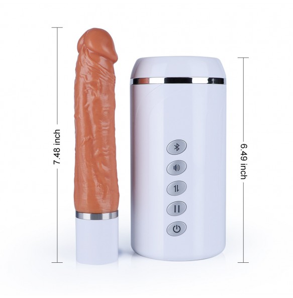 TAIWAN OMYSKY - Wonderful Night Bluetooth Thursting Dildo Machine (L:19.2cm - D:3.5cm)